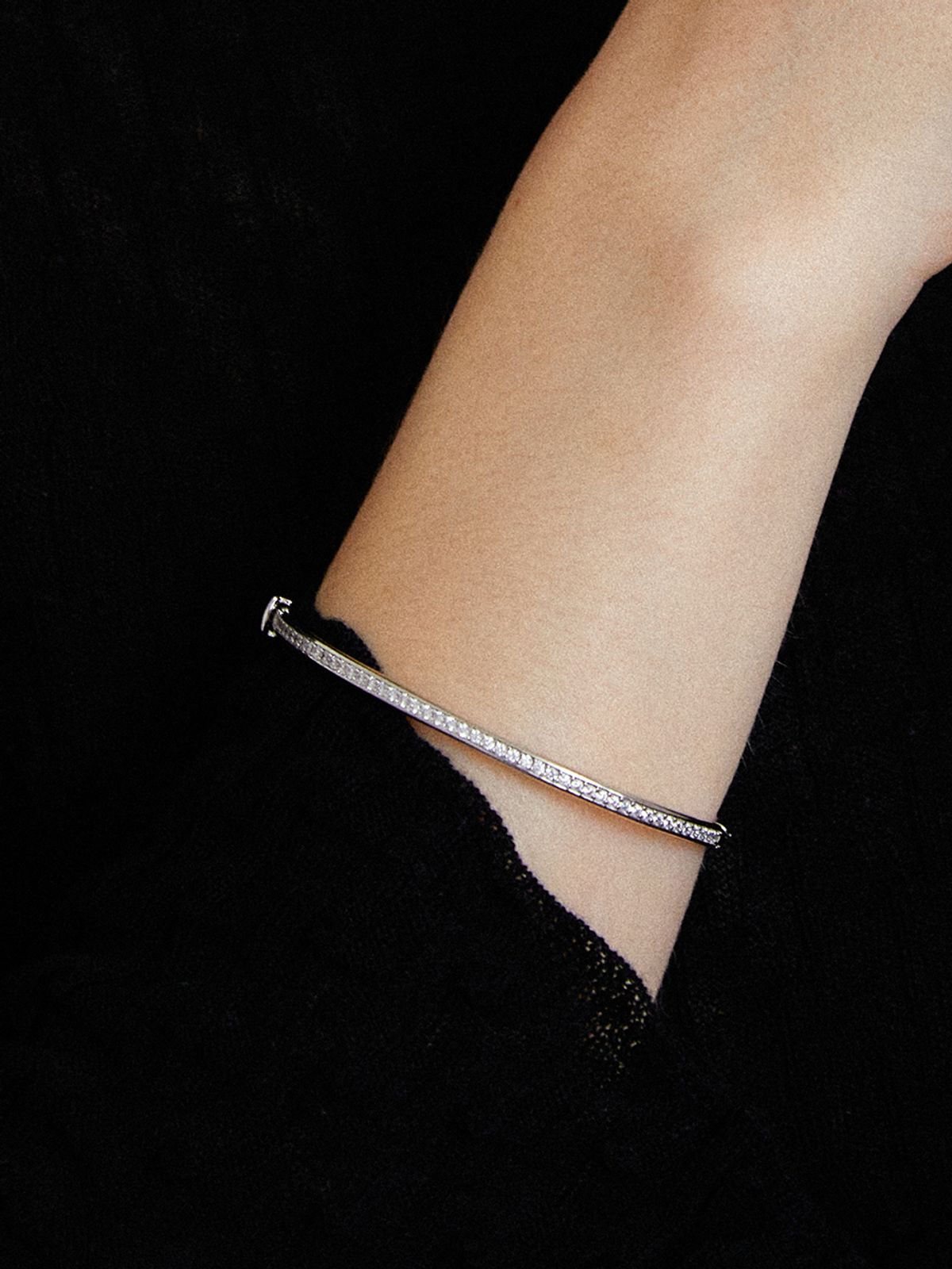 겟미블링(GETMEBLING) Cubic Oval Bracelet