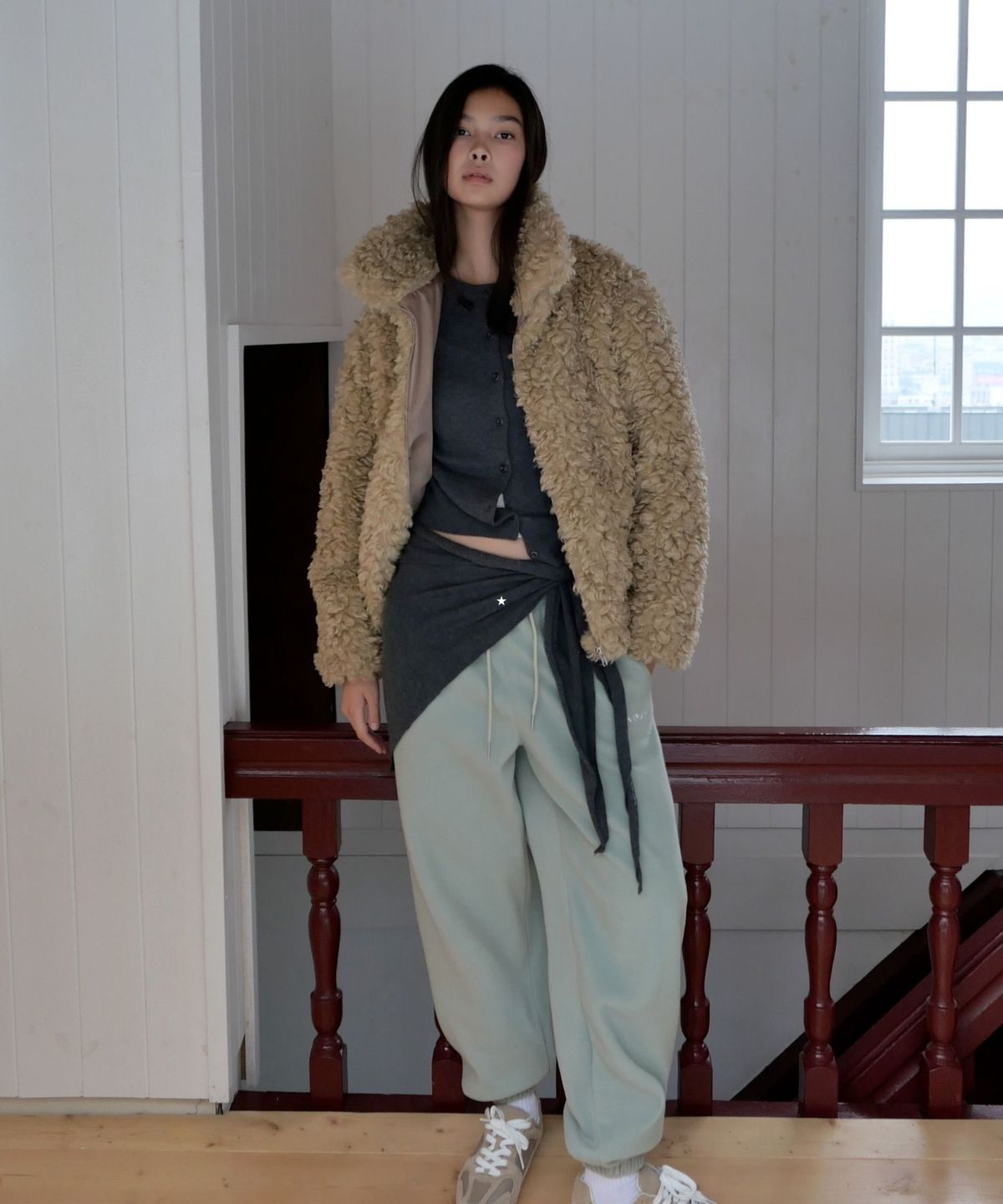 인지액티브(INJIACTIVE) Soft Fleece Jogger Pants 민트