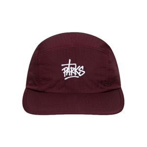 하이커 자수 캠프캡 와인