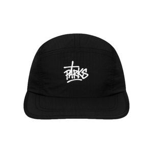 하이커 자수 캠프캡 블랙