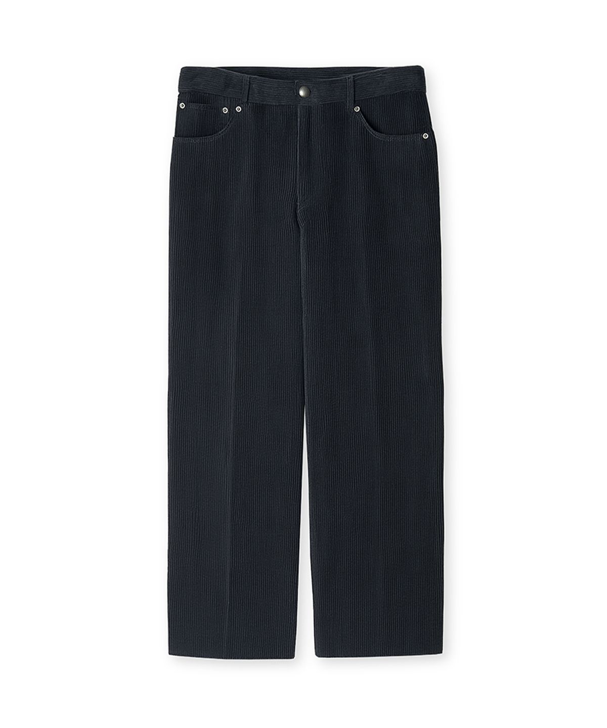 에든버러클럽(EDINBURGH CLUB) WIDE FIT 5 POCKET CORDUROY PANTS [CHARCOAL]