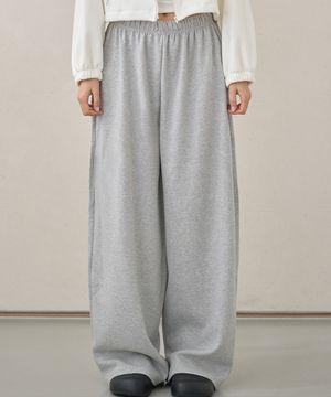 [기모or사계절or여름_원단선택]메가 벌룬 와이드 스웨트 팬츠