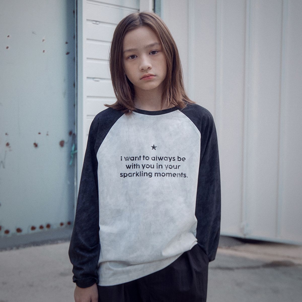 보조개(BOJOGE) 블랙업 티셔츠