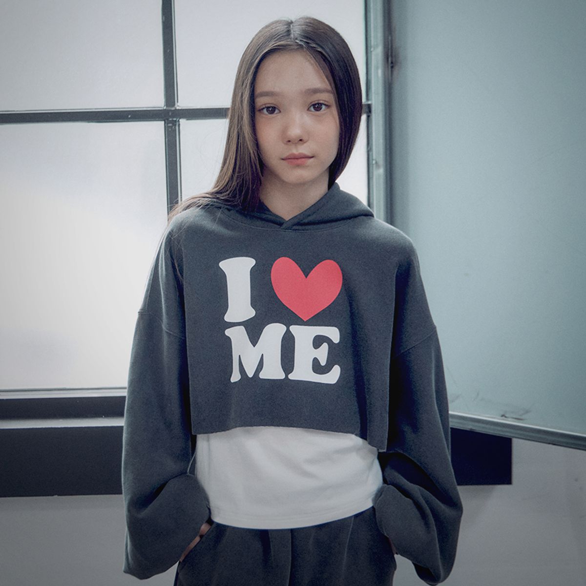 보조개(BOJOGE) 허그미 후드티