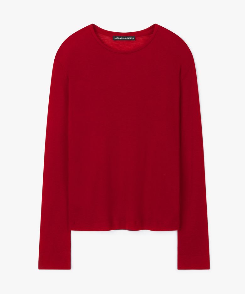 Sheer Touch Long Sleeve (Red)