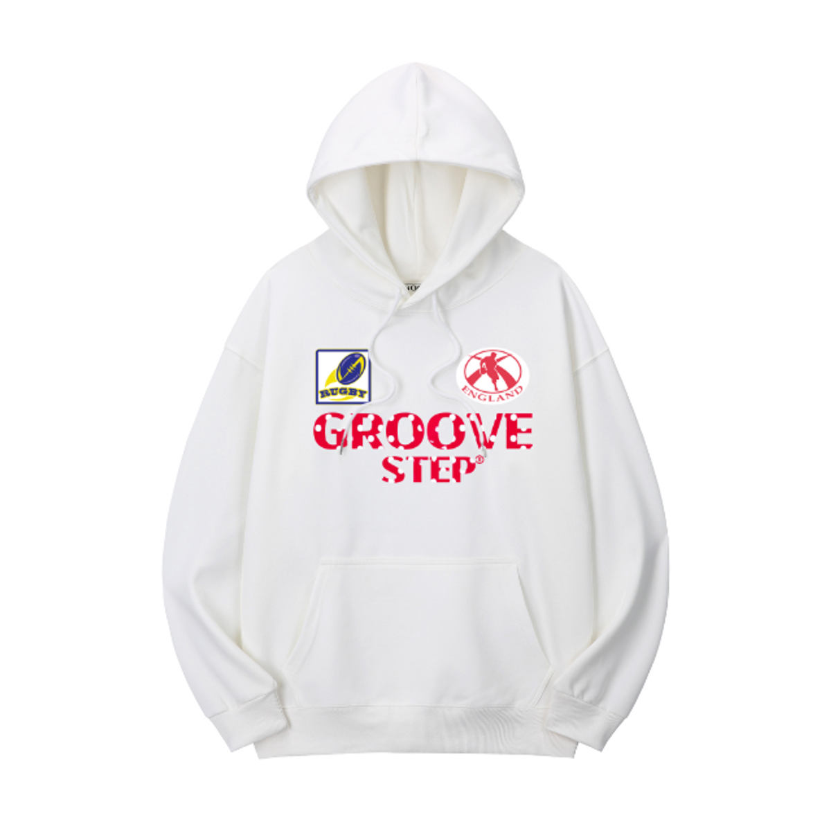 그루브스텝(GROOVESTEP) 스위스 도트 럭비 후드 H0275
