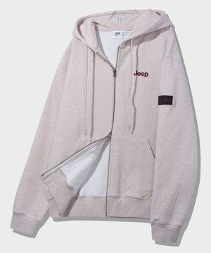 2WAY 오버핏 스몰 지프 후드집업 (JR5TZU051CE)