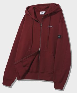 2WAY 오버핏 스몰 지프 후드집업 (JR5TZU051BG)