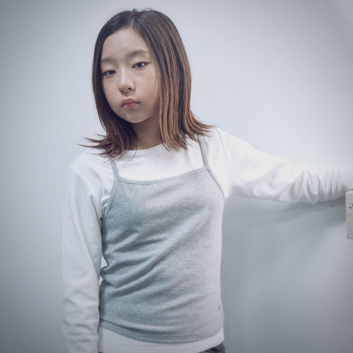보조개(BOJOGE) 콤보걸 티셔츠+뷔스티에 SET