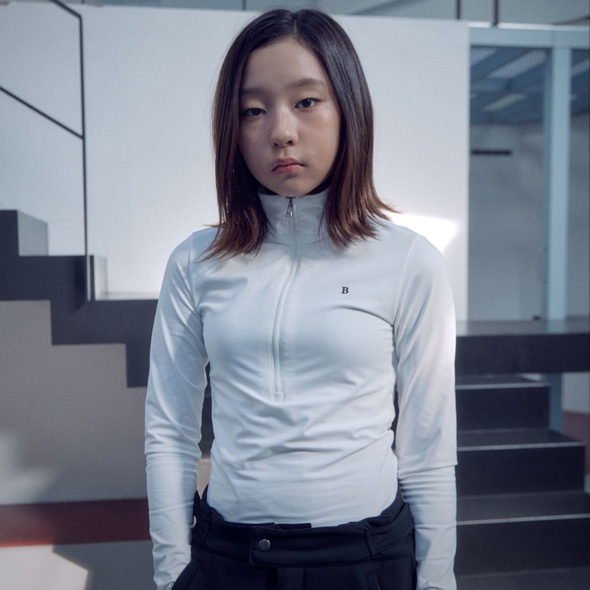 보조개(BOJOGE) 크림모드 티셔츠