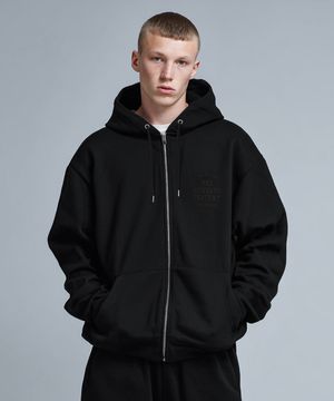 OHP 스탠다드 기모 후드집업 블랙