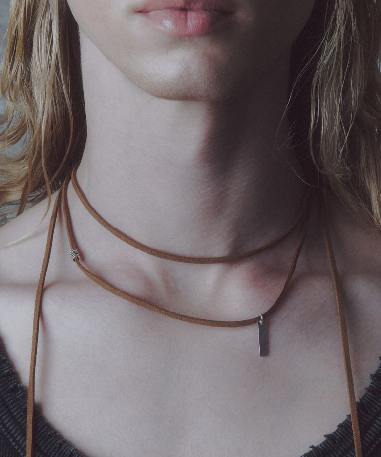 [SILVER] #N2505 Dustline necklace