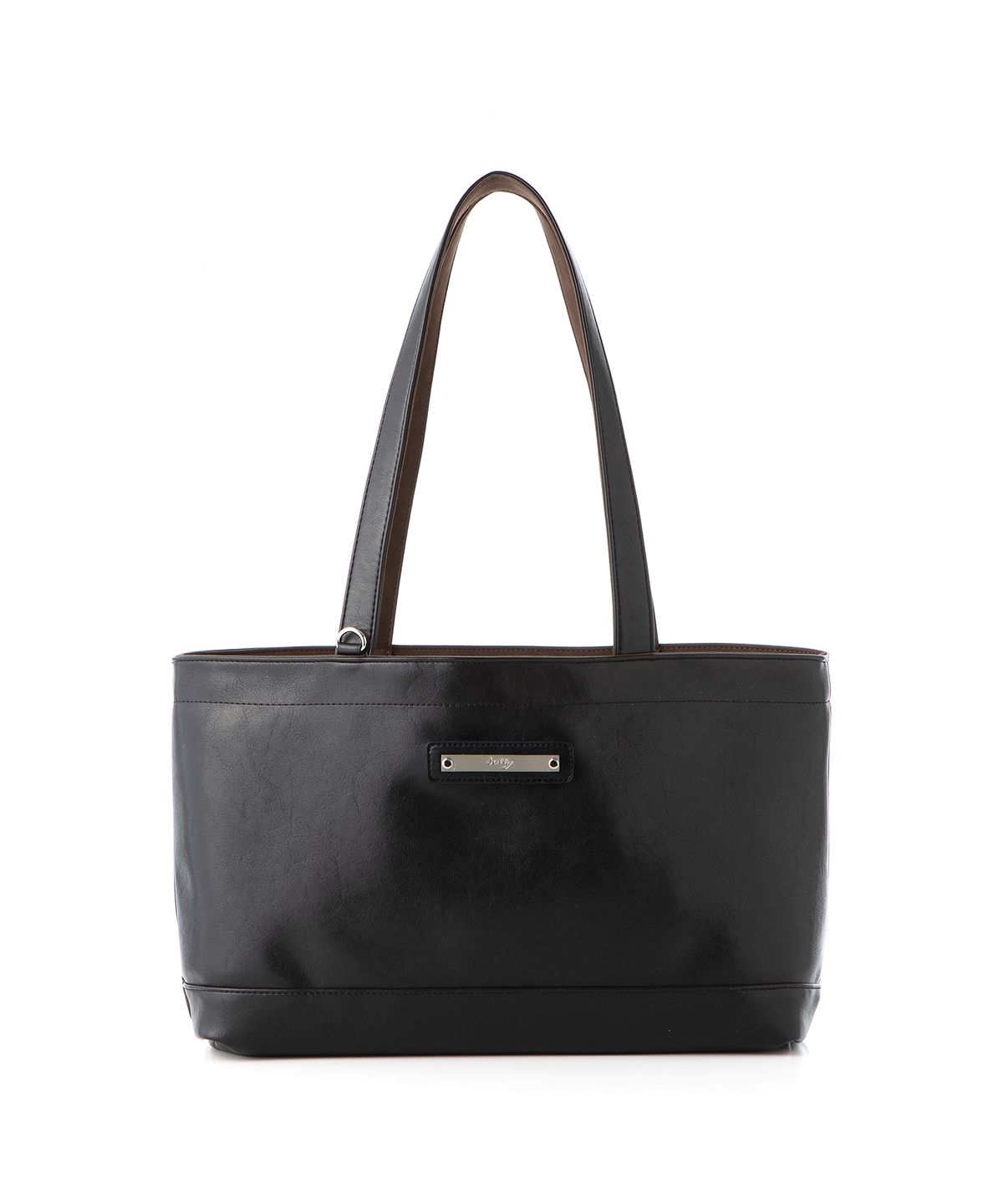 졸리(JOLLY) REVERSIBLE BENA BAG 리버시블 베나백 - BLACK/SUEDE DARK BROWN