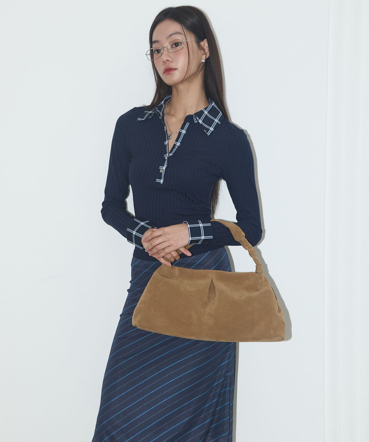 졸리(JOLLY) FLOU BAG 플루백- SUEDE LIGHT CAMEL