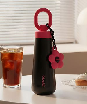 블러썸 오볼 스테인리스 텀블러 500ml - 블랙핑크