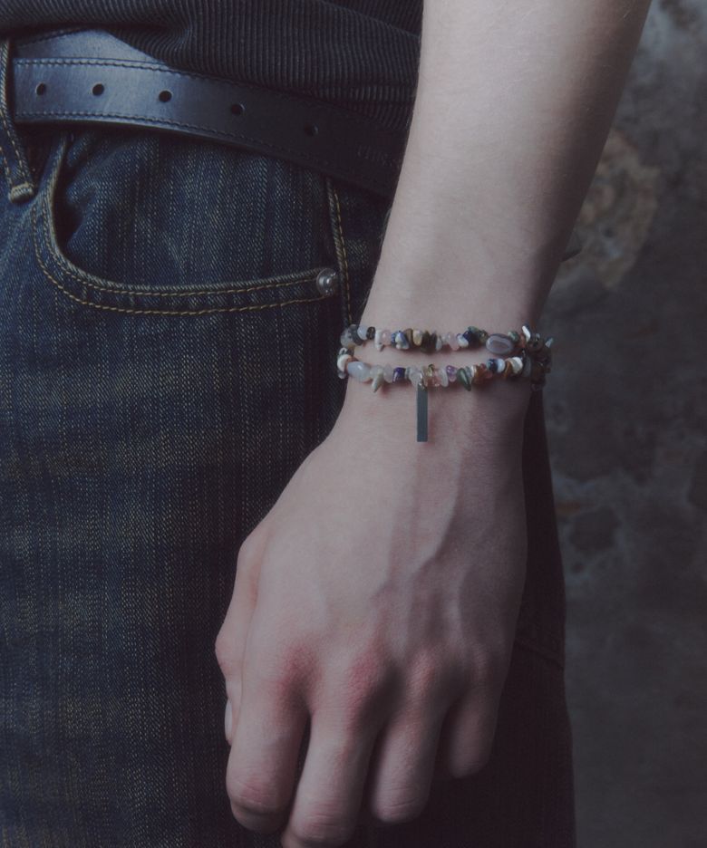 [SILVER] #B2510 Mix beads bracelet