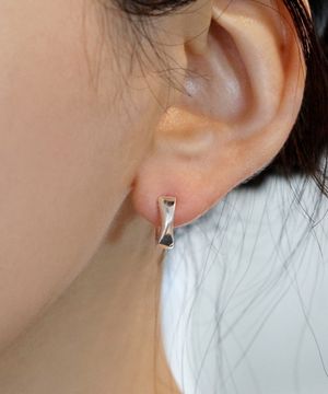 925실버 원터치 볼드 링귀걸이 다린/ Darin