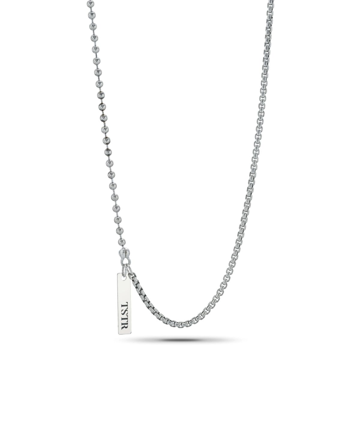 더스틸룸(THESTILLROOM) [SILVER] #N2511 Half chain necklace