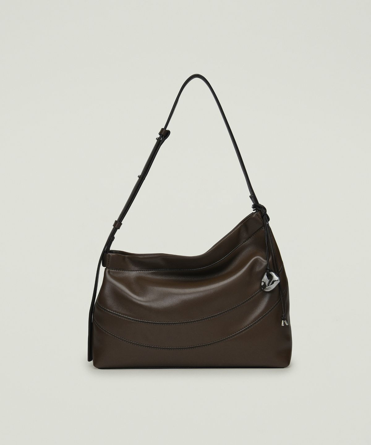 조에뜨(ZOEET) SORAE MINI SHOULDER LEATHER BAG (ESPRESSO)