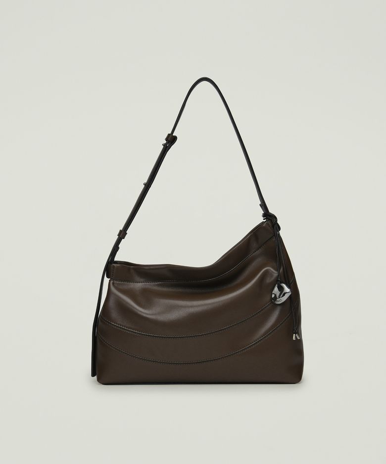 SORAE MINI SHOULDER LEATHER BAG (ESPRESSO)