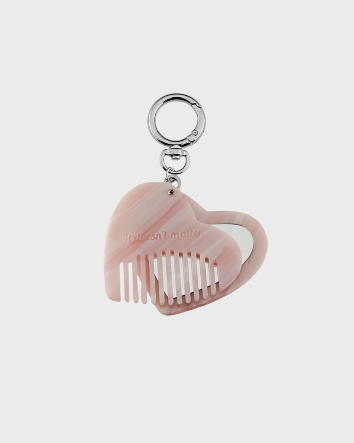 잇더즌매터(IT DOESN'T MATTER) Glow Heart mirror key ring
