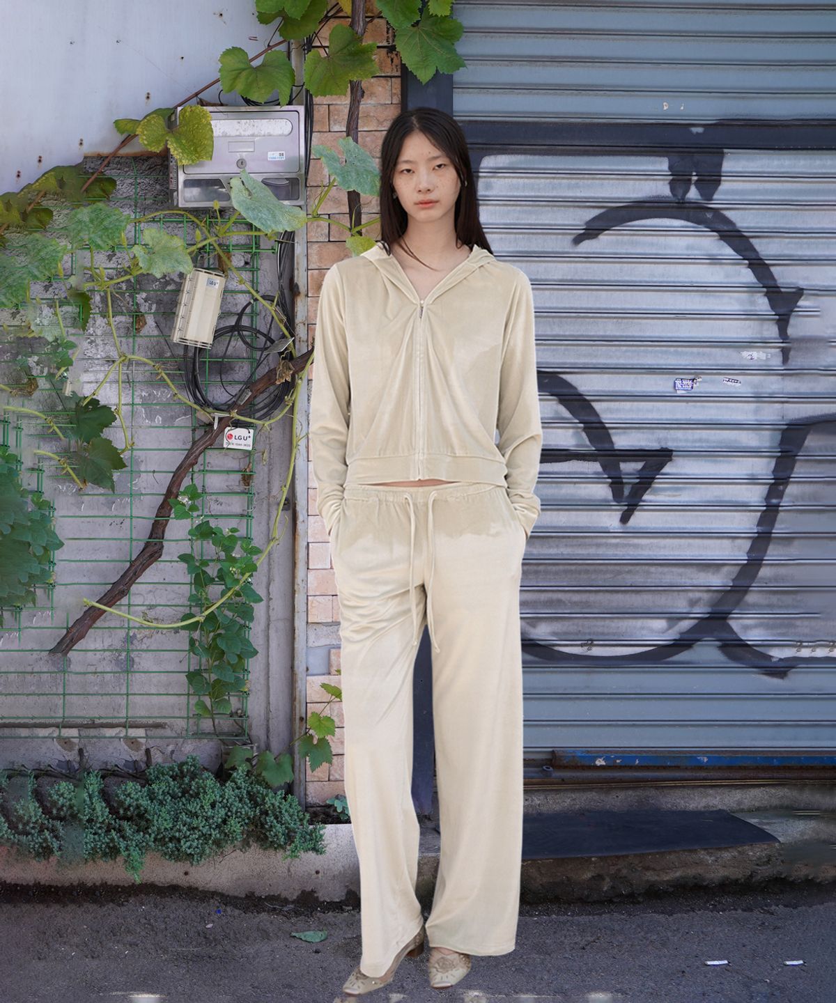 누아누(NUUANU) Elora pants_Beige