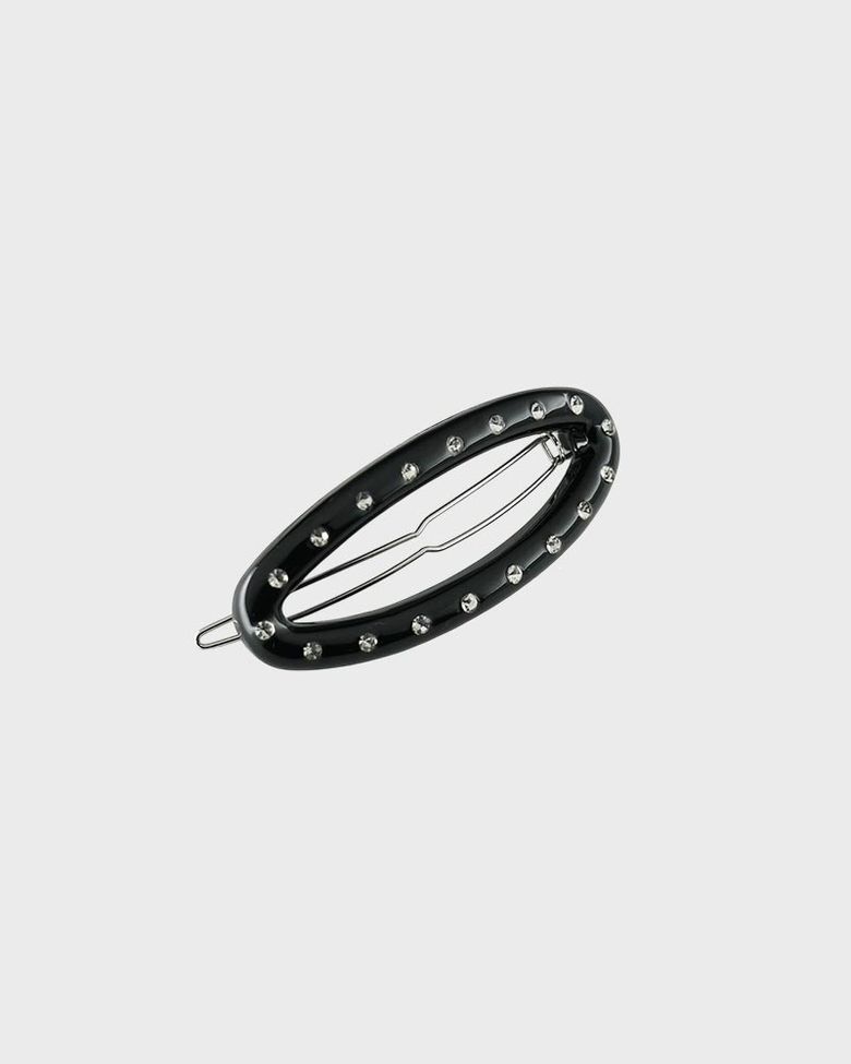 Dazzle cubic hair pin (Black)