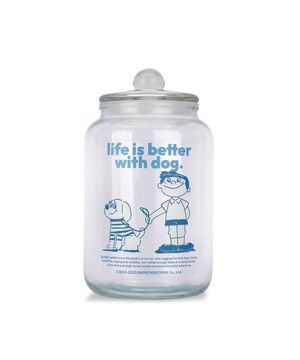 Country dog Treat Jar