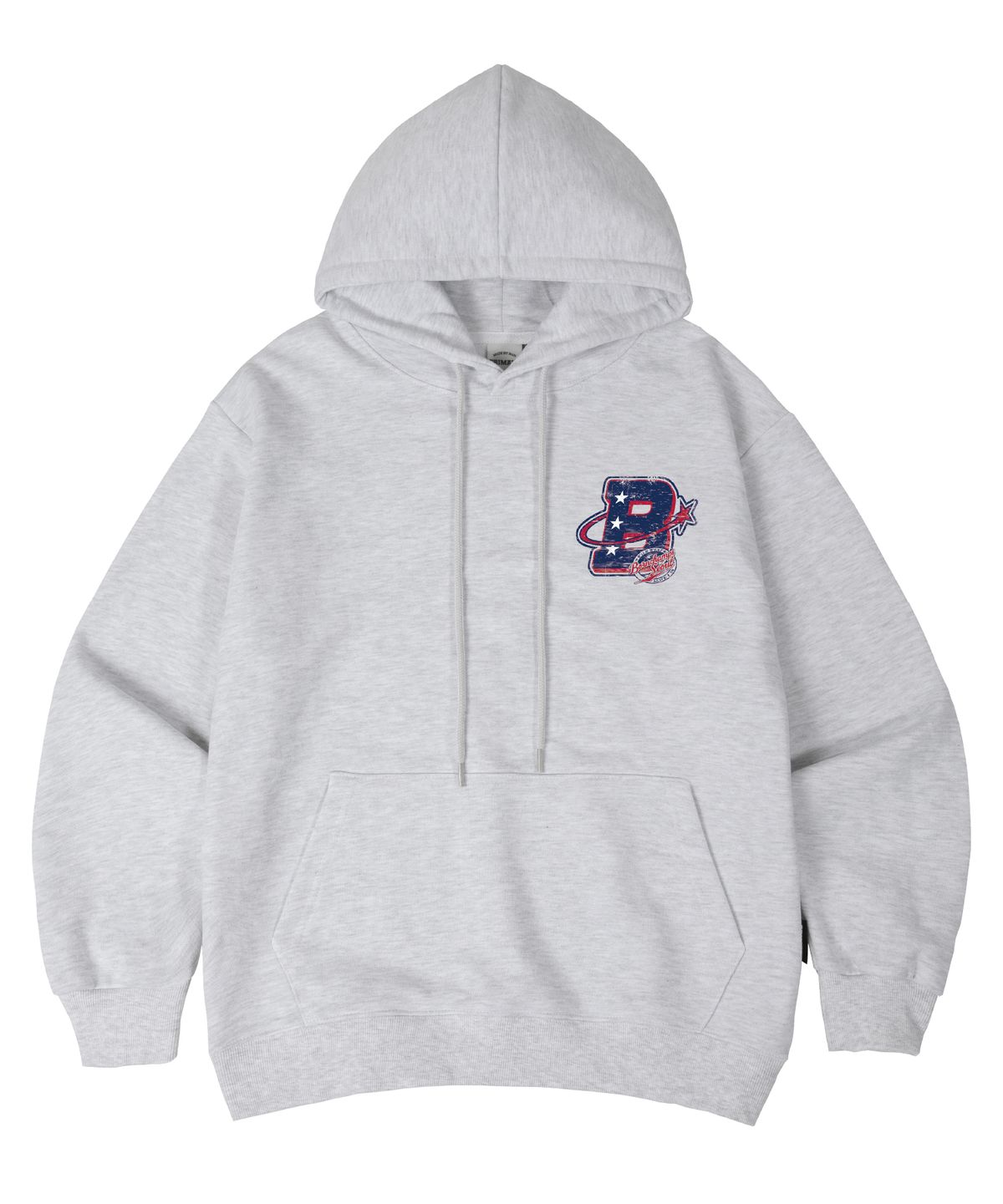 본챔스(BORN CHAMPS) [2 COLORS] BS LOGO 오버핏 후드 티셔츠 B25FT07 [NO기모]