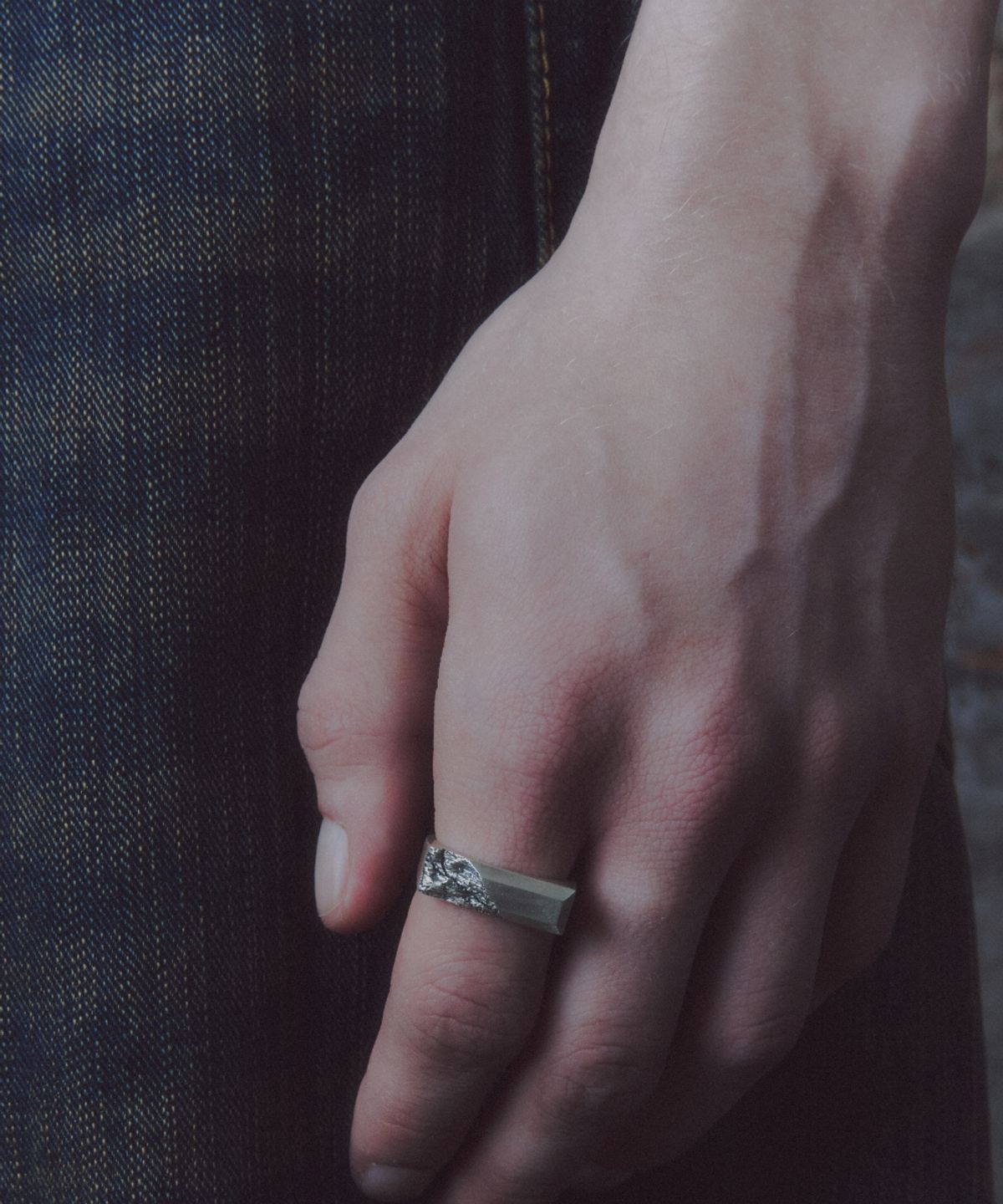 더스틸룸(THESTILLROOM) [SILVER] #R2529 Corner crack ring