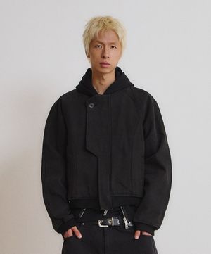 Curved Bomber Jacket