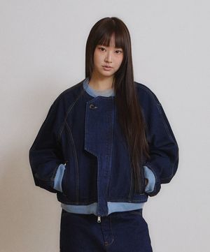 Curved Bomber Jacket