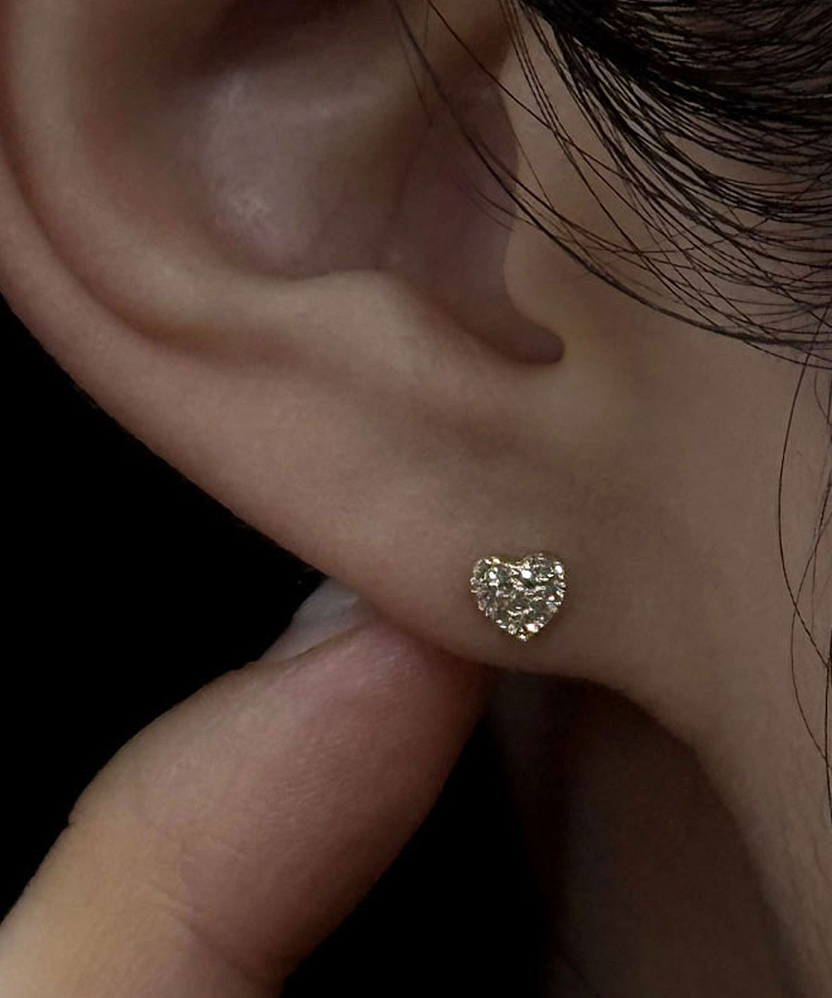 엘렌쥬얼리(HELENE JEWELRY) 14K 롤리 하트 귀걸이