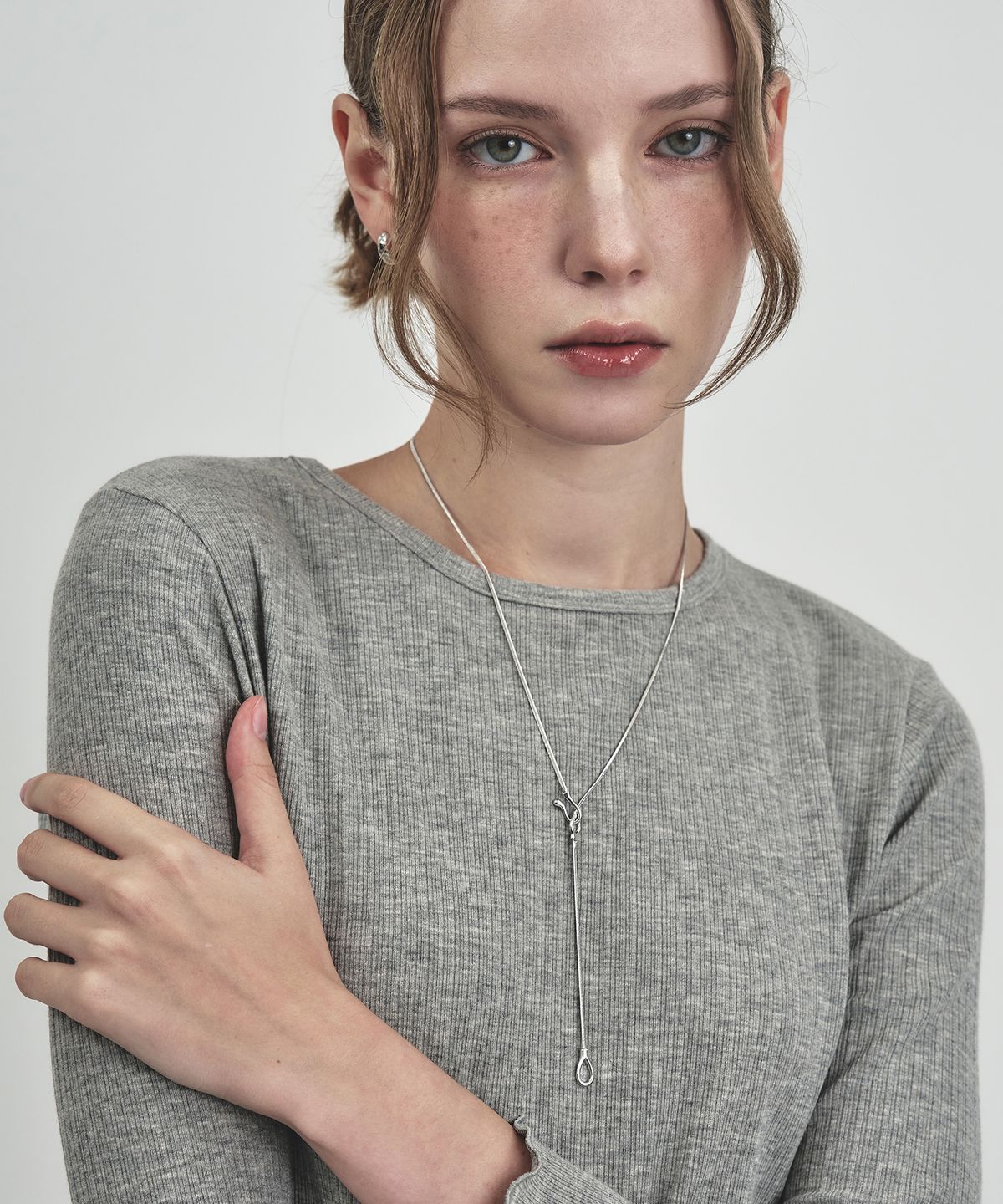 아티카 로우(ATTICA RAW) Tung Snake Long Necklace / NBS013