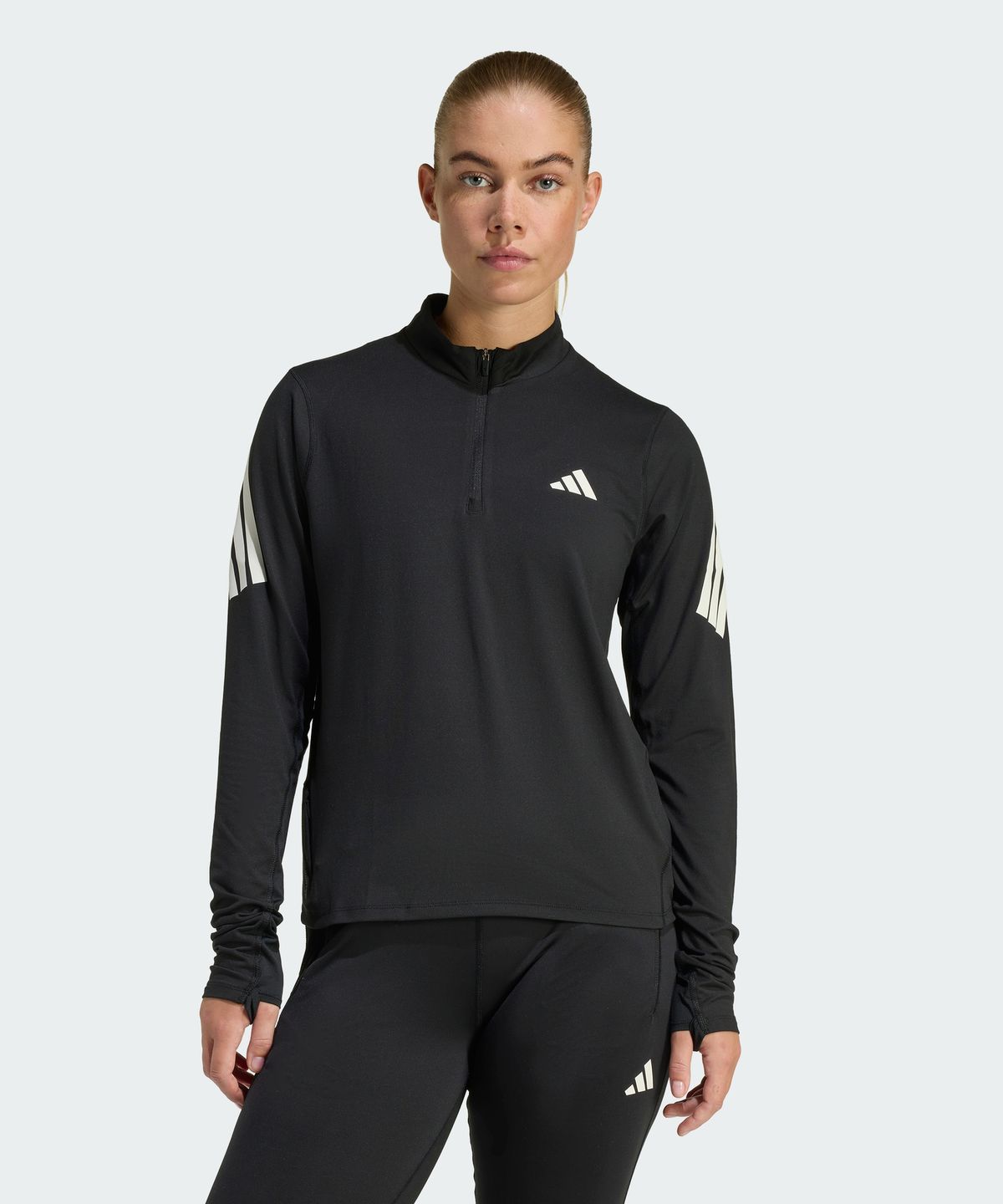 아디다스(ADIDAS) adi365 아이코닉 러닝 1/2 지퍼 점퍼 JZ5149