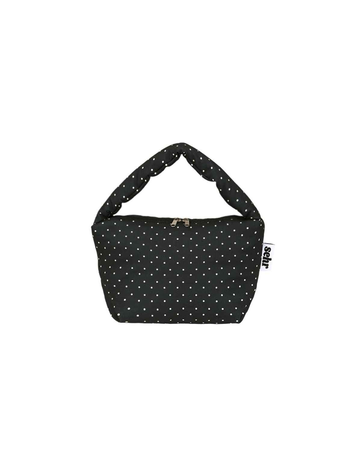 세르(SEHR) Dot-Dot Pouch Bag (Black)