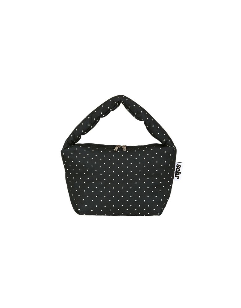 Dot-Dot Pouch Bag (Black)
