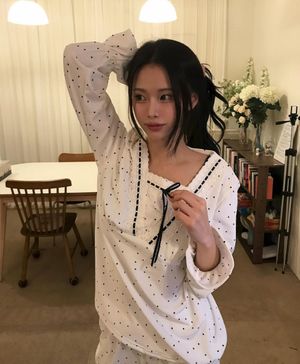 [극세사] 초겨울 풀오버 파자마