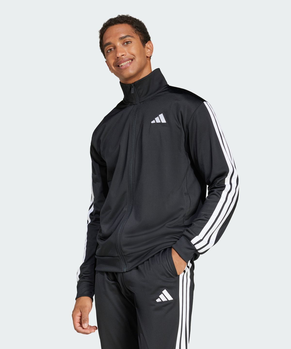 아디다스(ADIDAS) 3S 트리콧 레귤러 트랙 재킷 JI8816