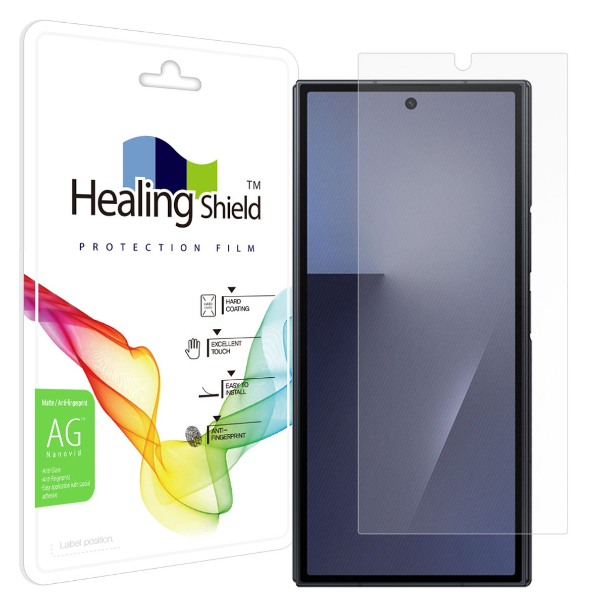 힐링쉴드(HEALINGSHIELD) 갤럭시Z 트라이폴드 저반사 외부액정 보호필름 1매