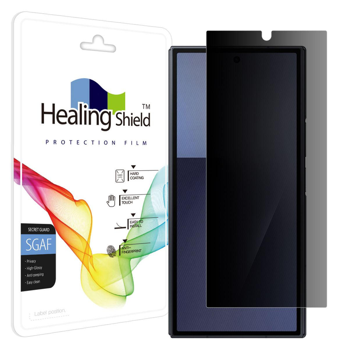 힐링쉴드(HEALINGSHIELD) 갤럭시Z 트라이폴드 프라이버시 사생활 보호필름 외부액정 1매