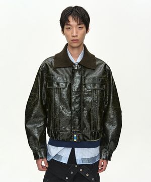 ORTEGA26 BOMBER JACKET awa739m(KHAKI)