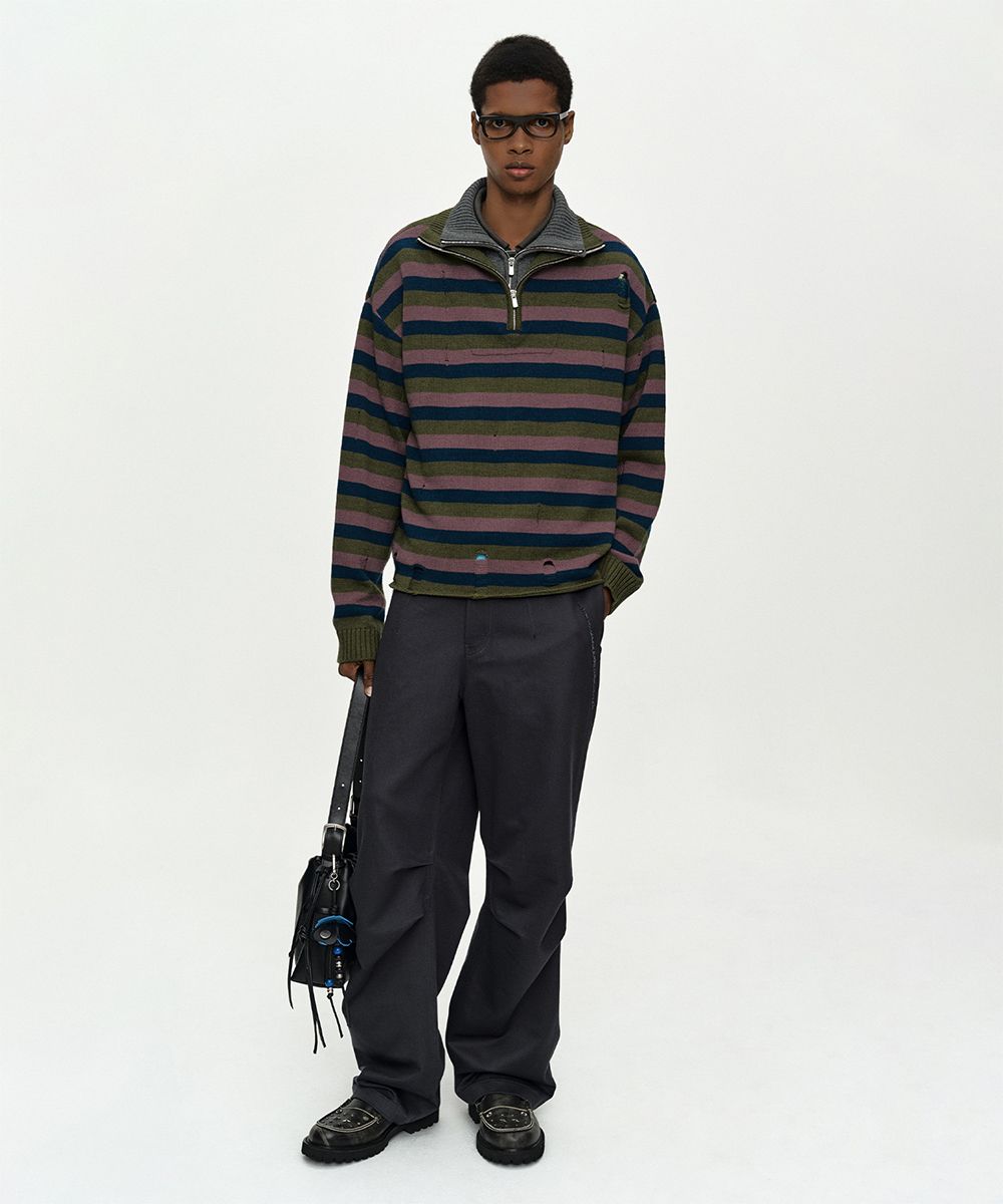 【2024新品】ANDERSSON BELL / グレートラウザー　2024SS 超 安いファッション - 【2024新品】ANDERSSON BELL / グレー