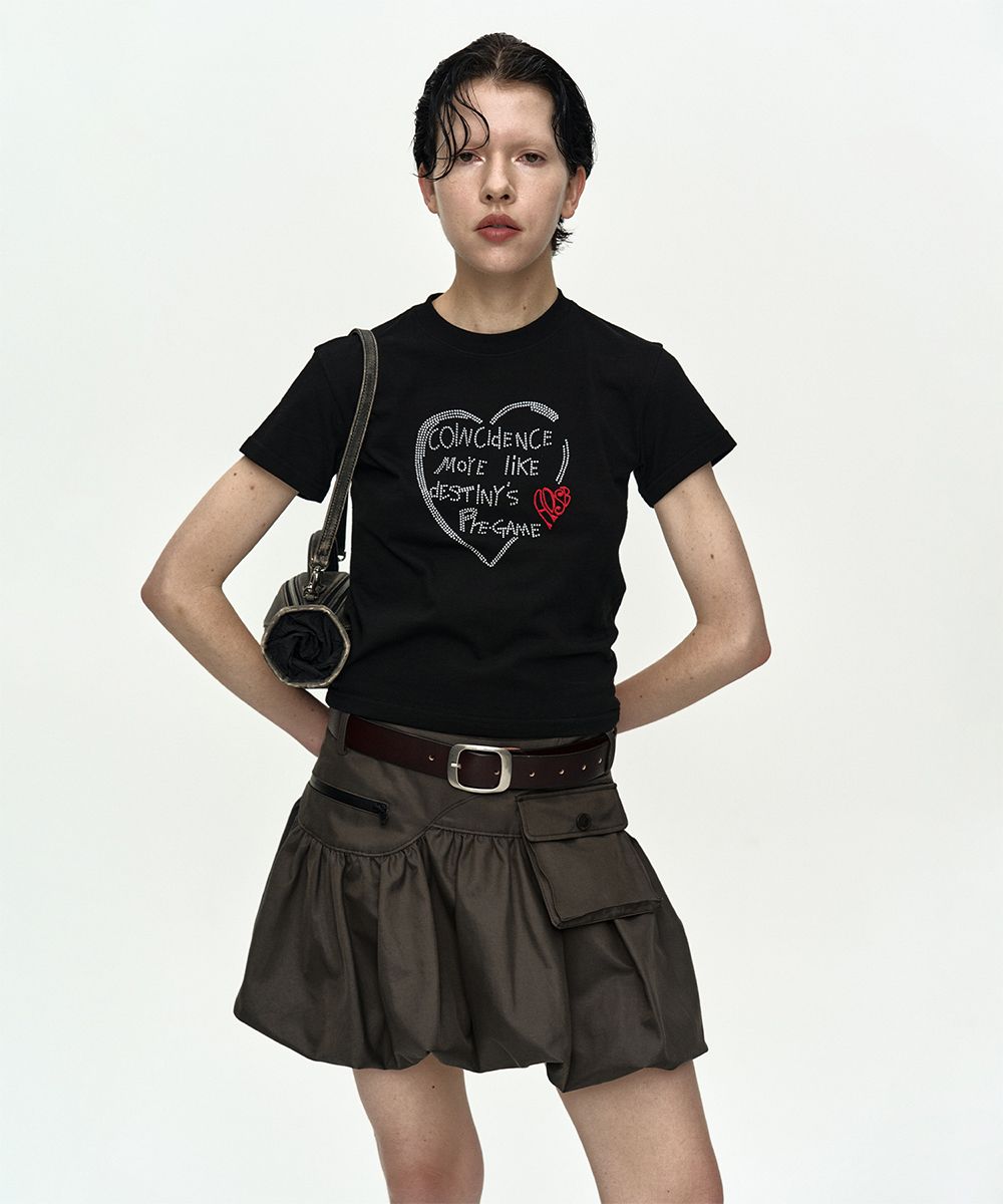 MUSINSA公式 | ANDERSSON BELL CARGO BALLOON SKIRT apa897w(CHARCOAL)