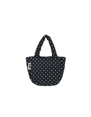 Padded Dot-Dot Petit Tote Bag (Black)