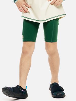 키즈 에센셜 4부 워터 레깅스 그린 (B6SKWLG301GRE)