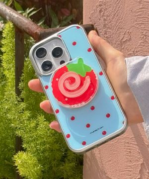 [MagSafe] Tomato Dot 실버 맥세이프 에폭시 케이스