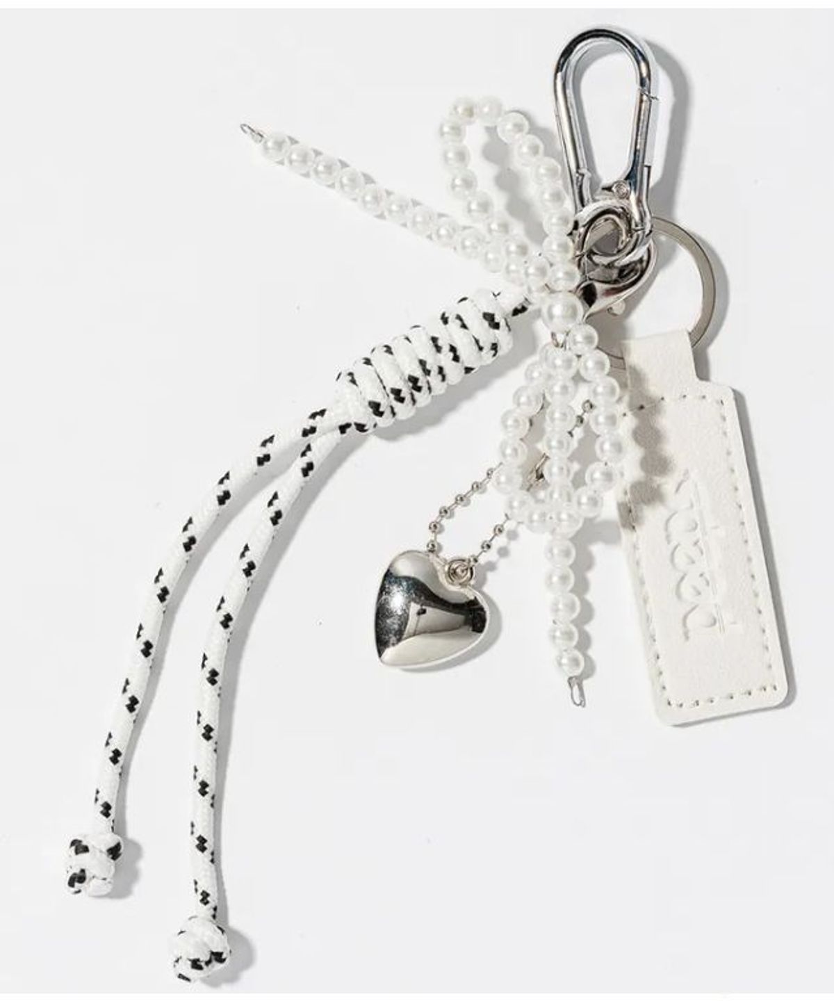 핍스(PEEPS) Pearl Ribbon Keyring