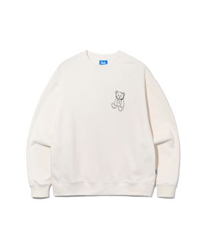 브루인스 스몰 베어 스웻셔츠[O-WHITE](UBRLTA3)