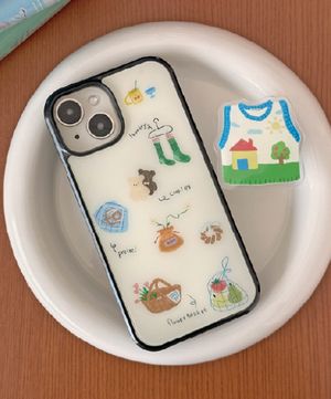 [+갤럭시] Happy Home Picnic 맥세이프 에포글라스 케이스